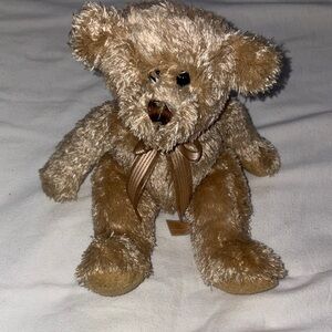Circo Brown Plush Teddy Bear with Ribbon